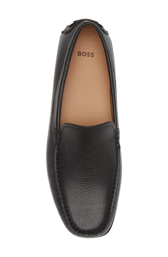 Shop Hugo Boss Grady Driving Loafer In Black