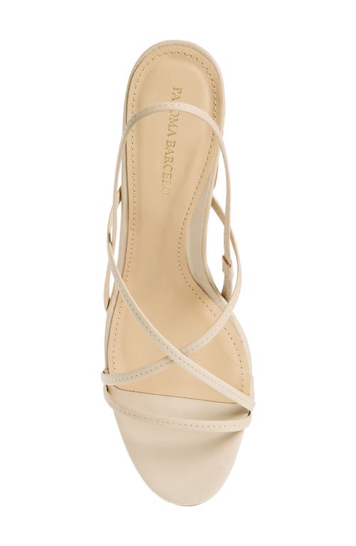 Shop Paloma Barceló Paloma Barcelo Bademia Slingback Sandal In Ivory