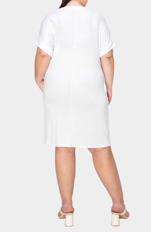 Shop L I V D Mia Everyday T-shirt Dress In White