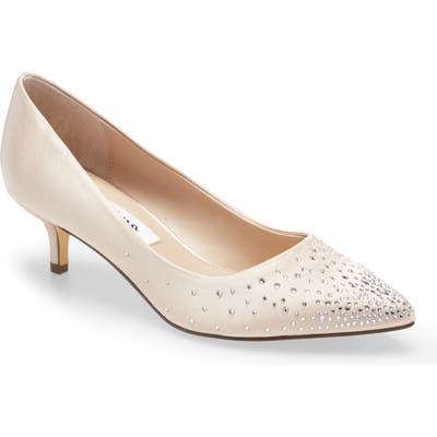 Nina Sawyer Crystal Embellished Pump, Pink