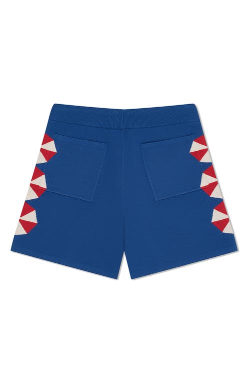 Mavrans Umbrella Drawstring Sweater Shorts In Blue