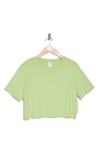 Abound Boxy Crop T-shirt In Green Salt