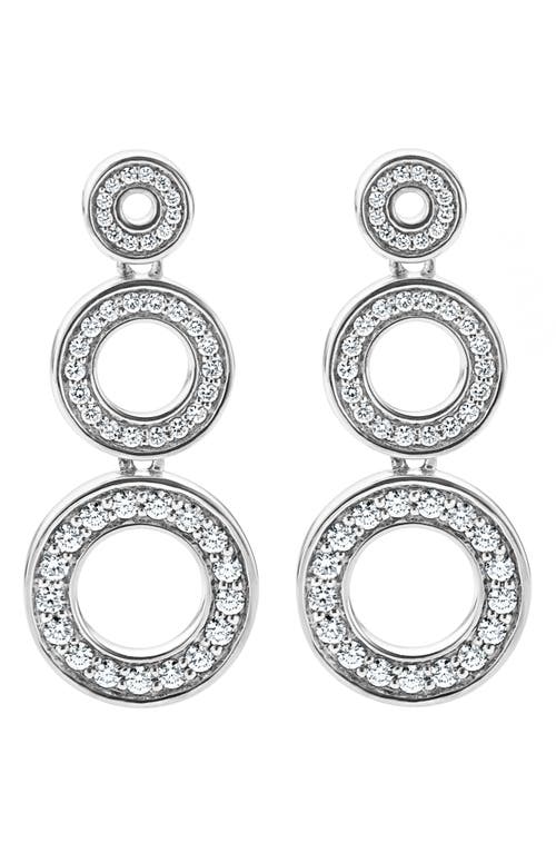 LAGOS Caviar Spark Diamond Drop Earrings in Silver Diamond at Nordstrom