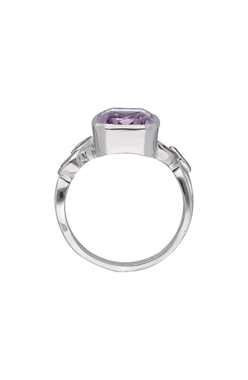 Shop Ys Gems Amethyst Ring In Purple