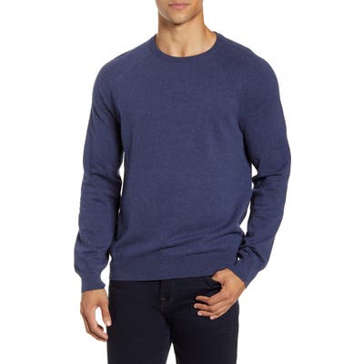 French Connection Solid Crewneck Sweater, Blue
