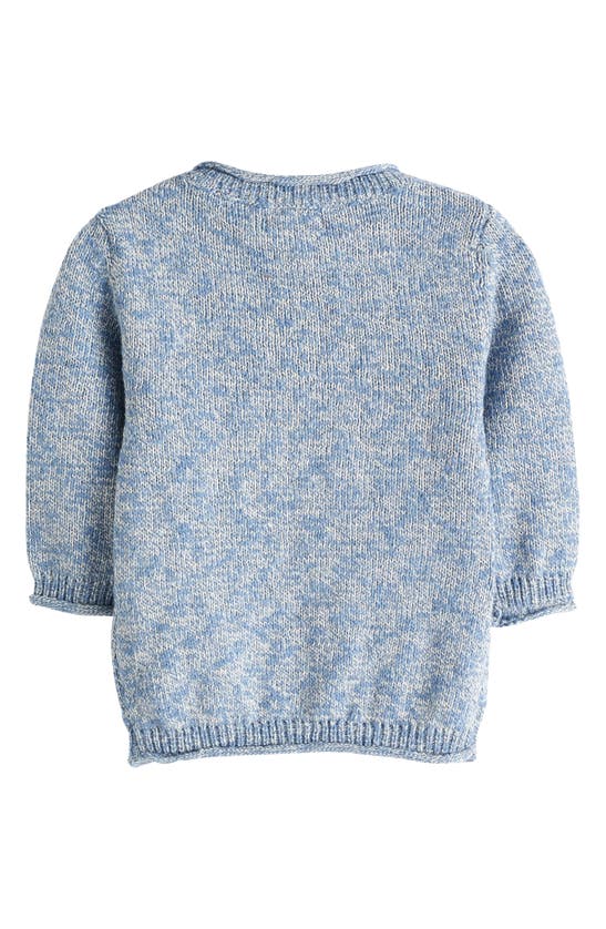 Next Kids' Sailboat Appliqué Cotton Sweater In Blue