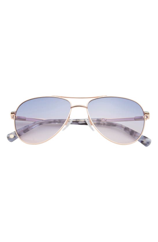 Ted Baker Aviator Sunglasses In Blue