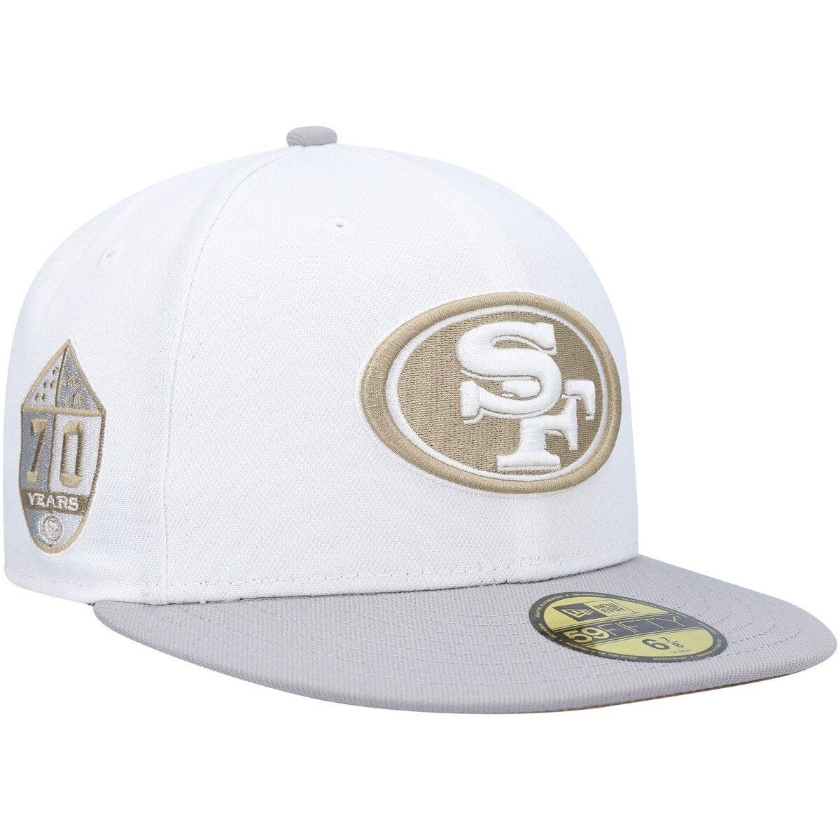 gray niners hat