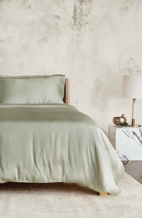 Ettitude Sateen Duvet Cover In Fern