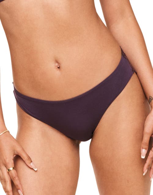 Adore Me Harlowe Bikini Panties In Dark Purple