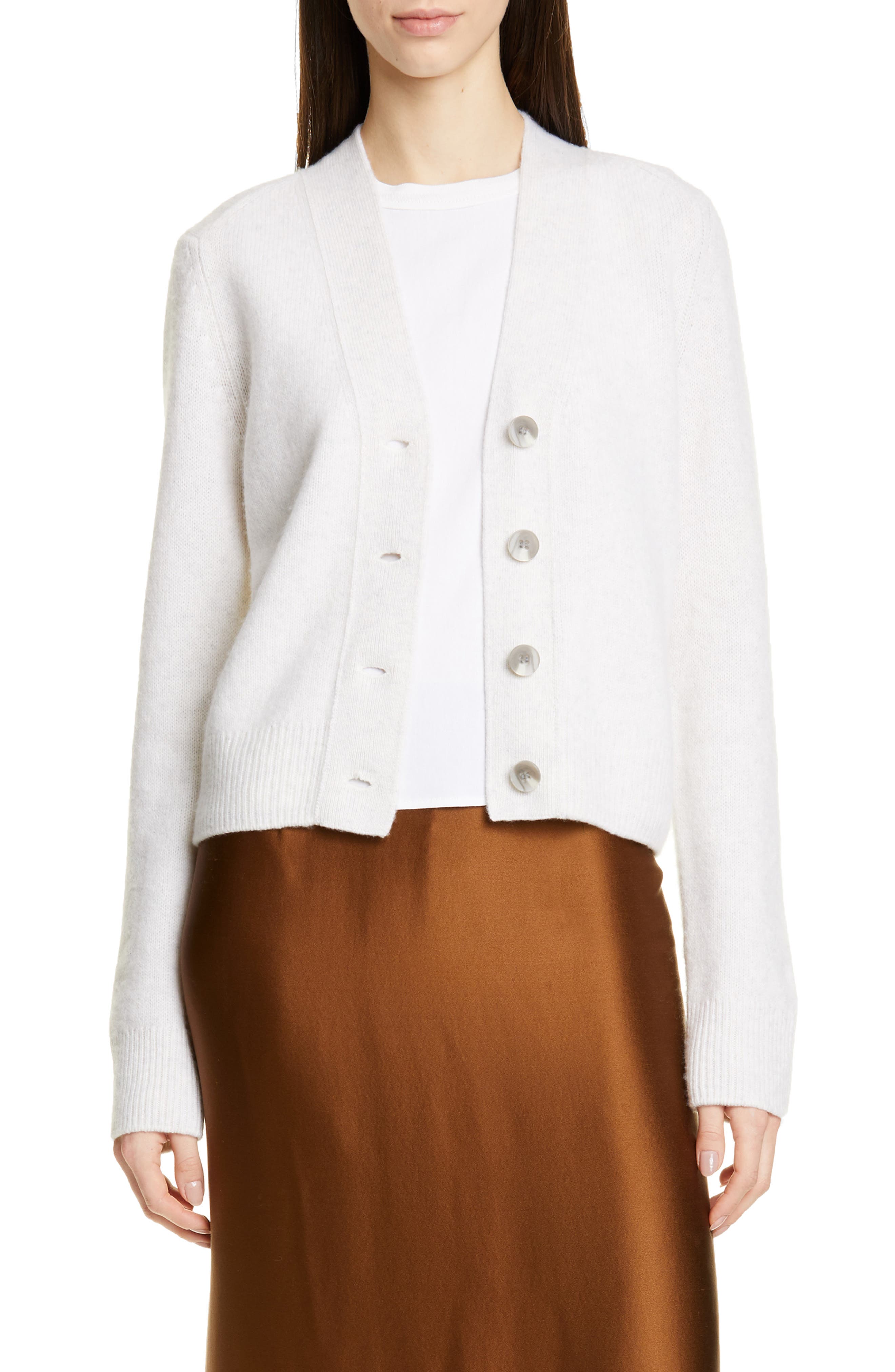 vince shrunken cashmere cardigan