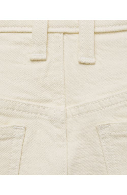 Mango - Jupe-culotte Jean Taille Normale Sable - 40 - Femme In Sand
