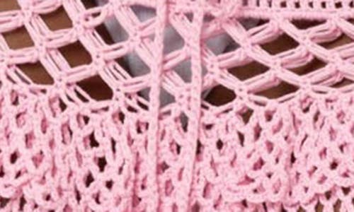 EDIKTED EDIKTED RUFFLE CROCHET MINISKIRT 