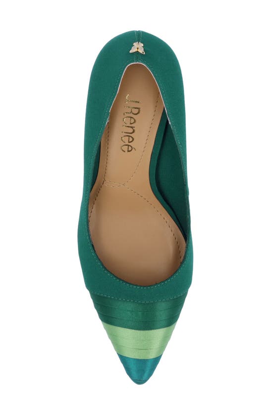 Shop J. Reneé Garbina Pointed Toe Pump In Emerald