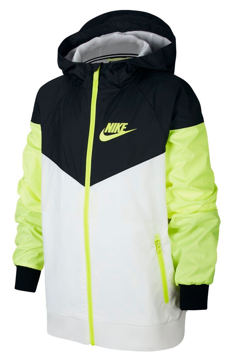 Nike Windrunner Water Resistant Hooded Jacket (Little Boy & Big Boy ...