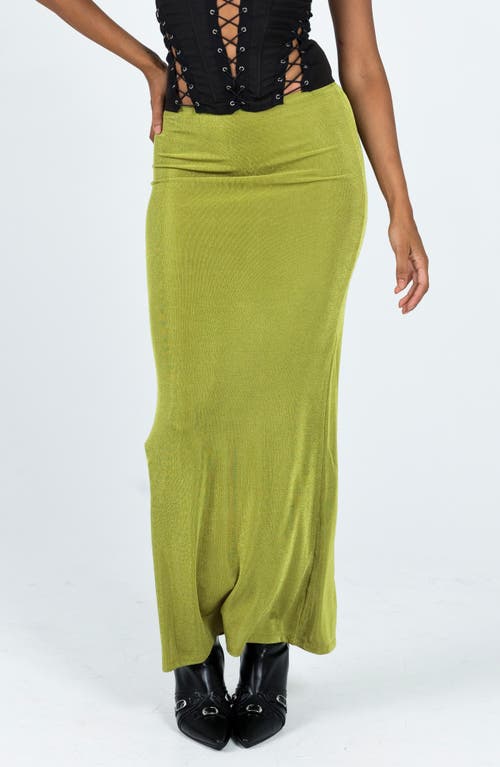 Princess Polly Harriette Maxi Skirt Green at Nordstrom,