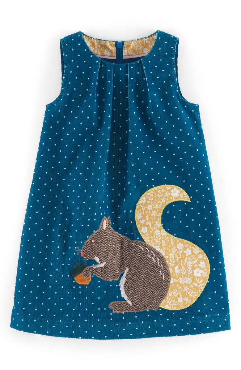 Mini Boden Animal Appliqué Dress (Toddler Girls, Little Girls & Big ...