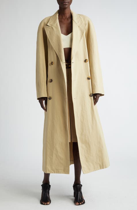 Rugby Oversize Pleated Trench Coat