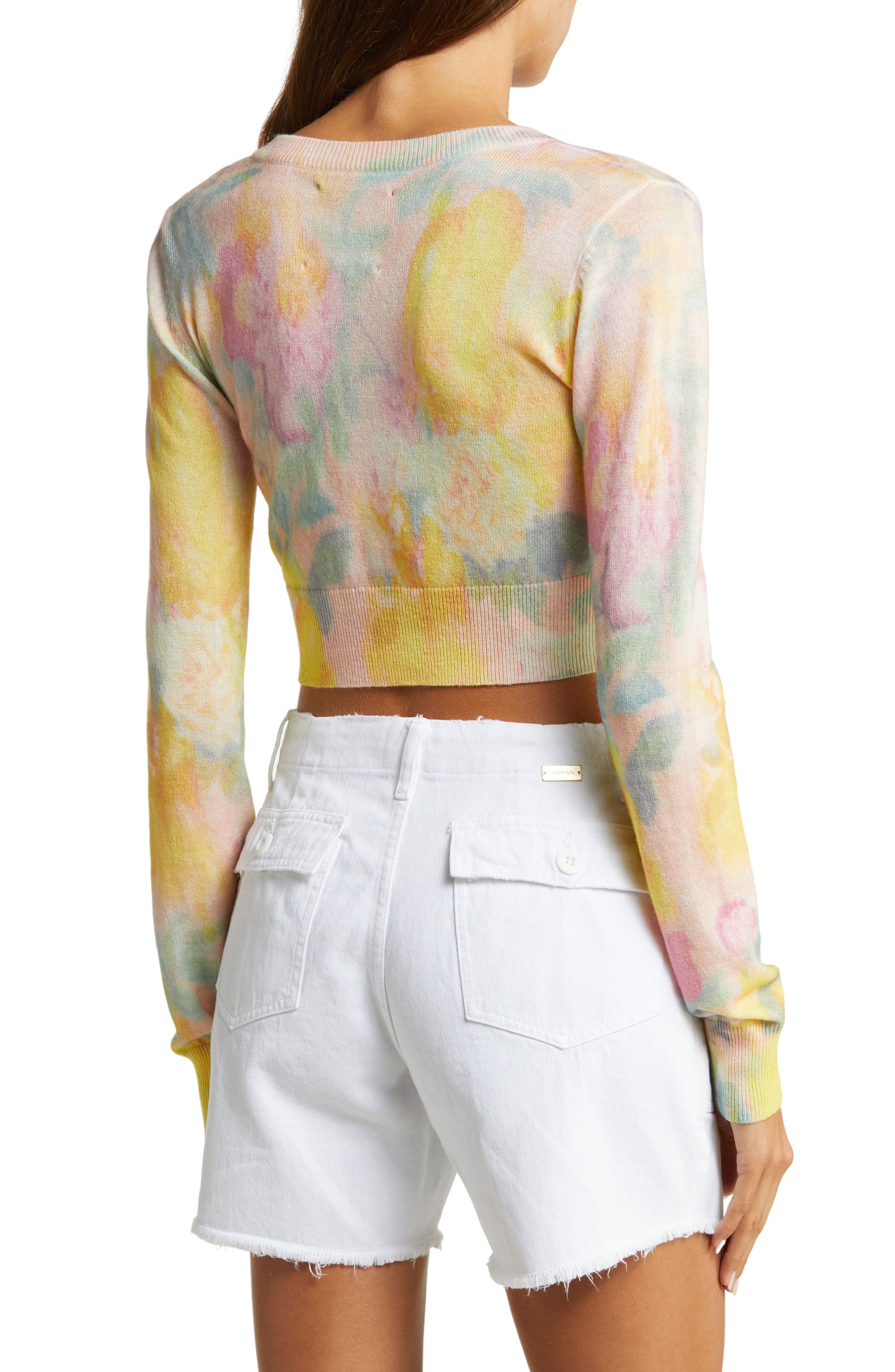 le superbe tie dye cardigan