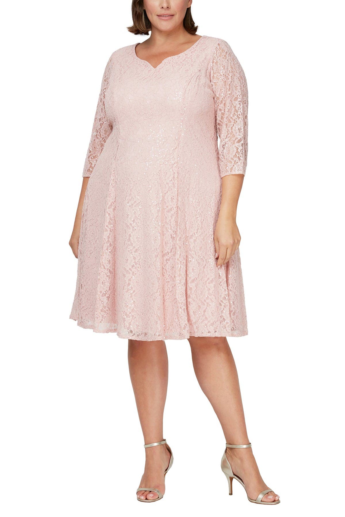 SLNY | Lace V-Neck Dress | Nordstrom Rack