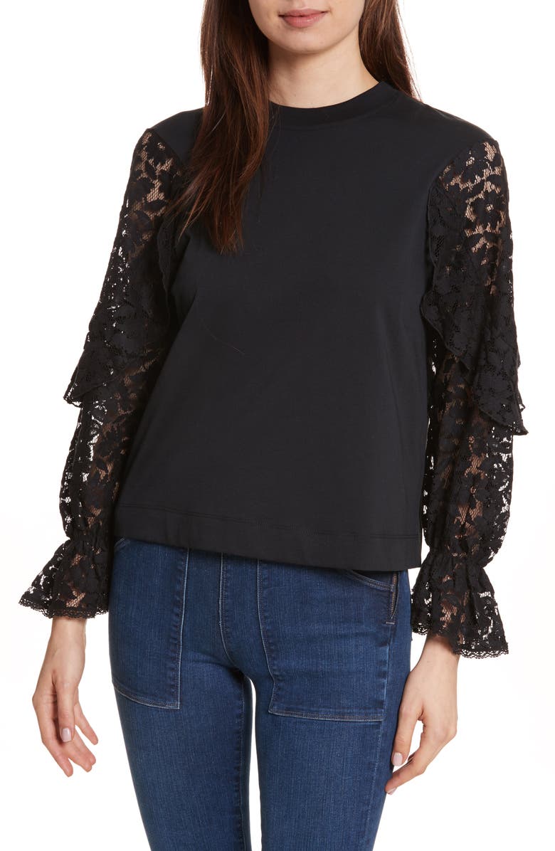 See by Chloé Ruffle Sleeve Sweater | Nordstrom