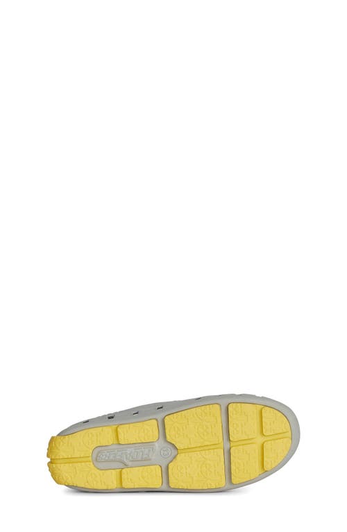 Floafers Kids' Prodigy Water Shoe In Harbor Mist Gray/lemon Tonic