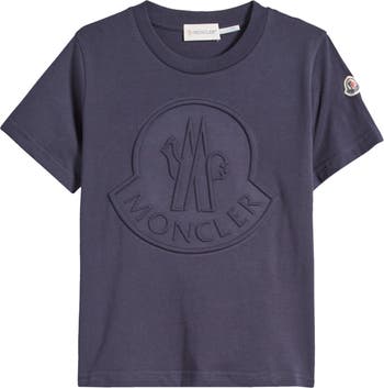 Moncler Kids' Logo Embossed Cotton T-Shirt | Nordstrom