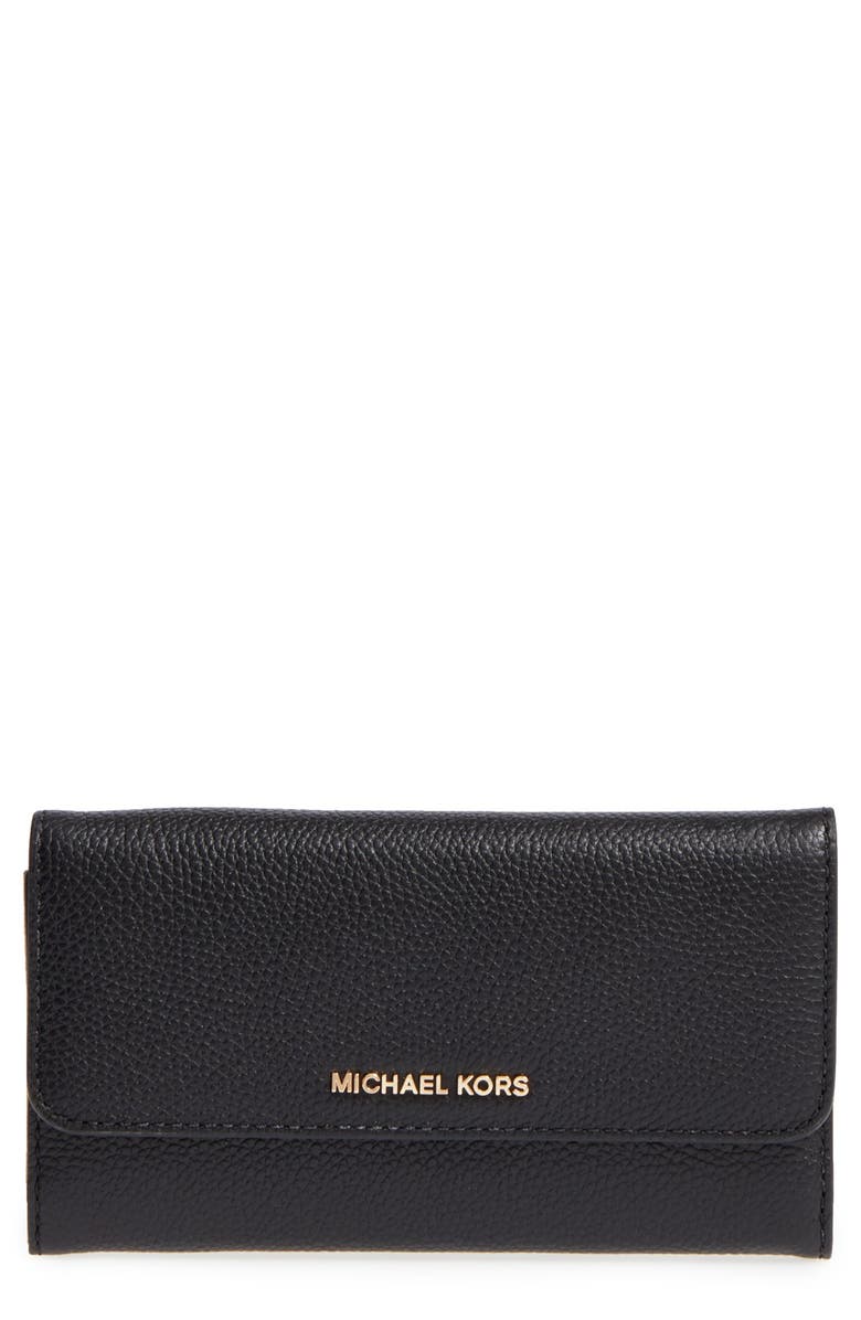 MICHAEL Michael Kors Mercer Large Trifold Leather Wallet | Nordstrom
