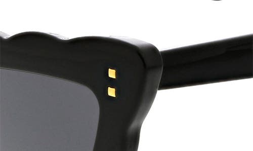 Bcbg 51mm Scalloped Cat Eye Sunglasses In Black