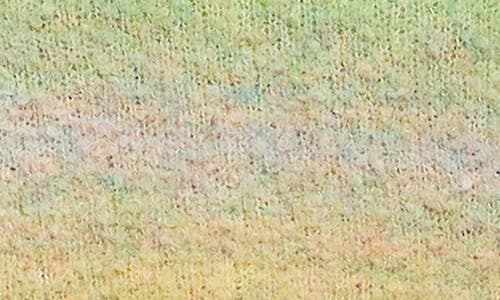 Shop Karen Kane Ombré Stripe Bouclé Sweater In Green