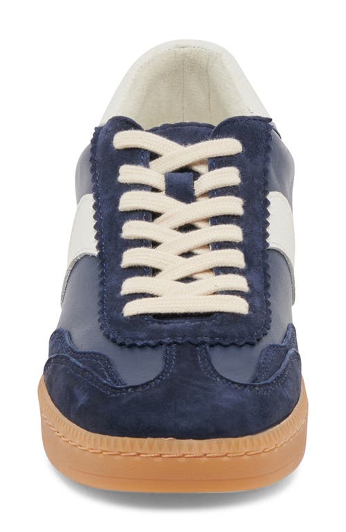 Shop Dolce Vita Notice Sneaker In Navy Leather