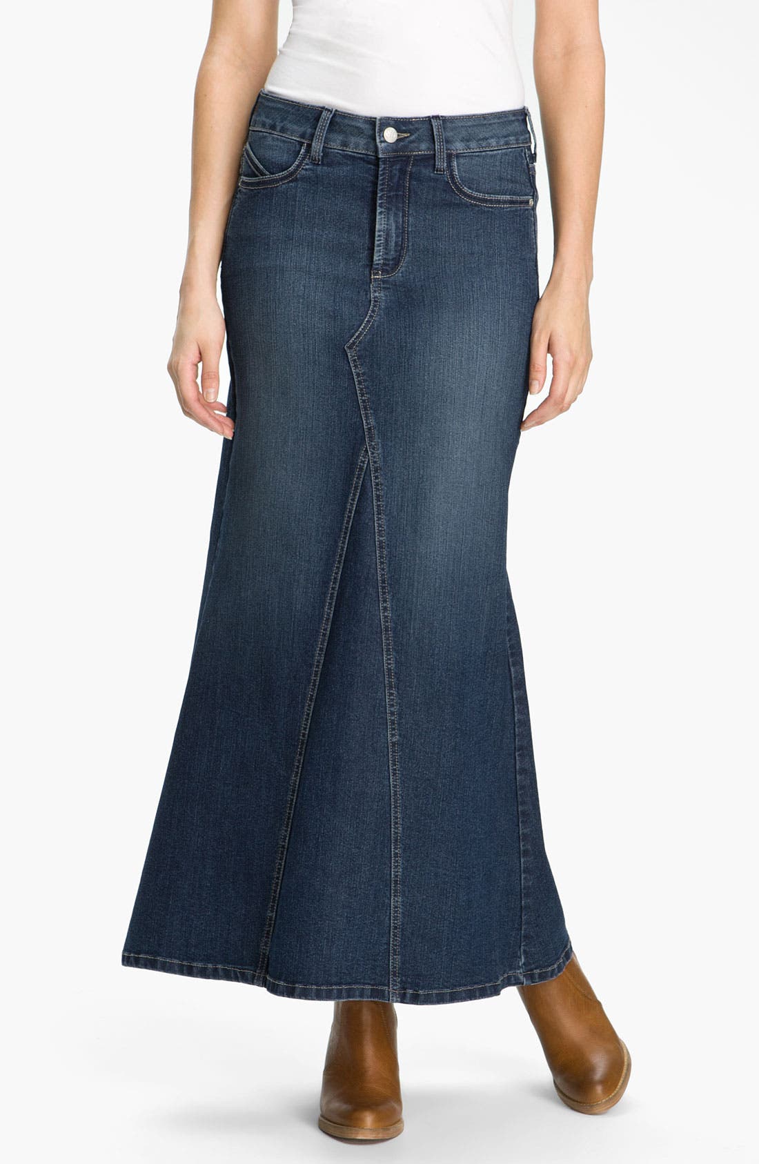 NYDJ 'Brooke' Denim Maxi Skirt Nordstrom