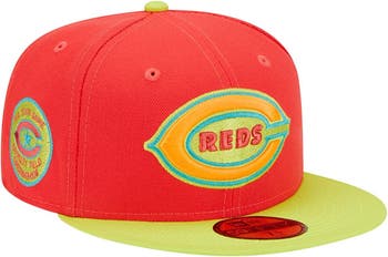 New Era Men's Black, Pink Cincinnati Reds 1938 Mlb All-Star Game Passion  59Fifty Fitted Hat