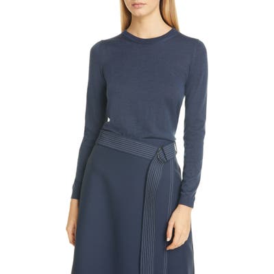 Partow Greta Wool Sweater, Blue