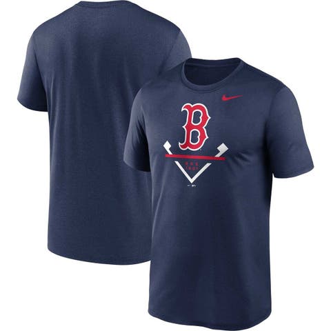 Men's Nike Gray Boston Red Sox Large Logo Legend Performance T-Shirt