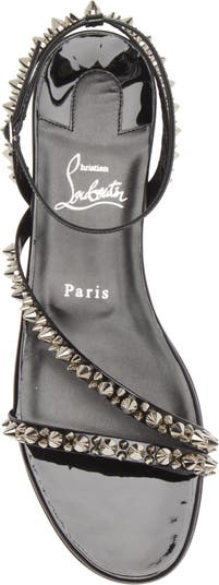 Christian Louboutin Mafaldina Spikes Black - Womens Shoes - Size 38.5