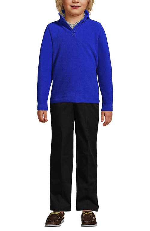 LANDS' END LANDS' END SCHOOL UNIFORM KIDS LIGHTWEIGHT FLEECE QUARTER ZIP PULLOVER