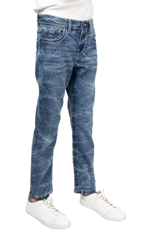 Shop X-ray Xray Kids' Cultura Straight Leg Jeans In Medium Blue