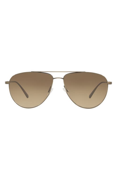 Oliver Peoples Disoriano 58mm Photochromic Aviators in Gold