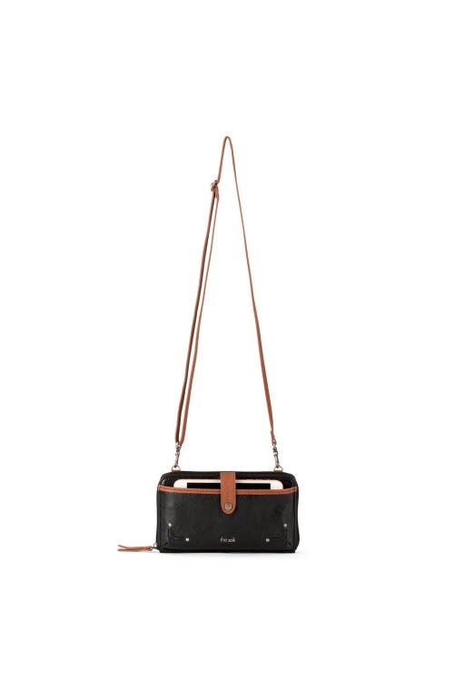 Shop The Sak Iris Smartphone Crossbody In Black Onyx