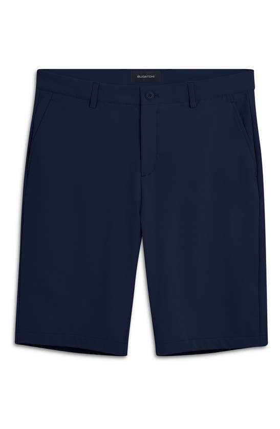 Bugatchi Men's Performance Knit Bermuda Shorts In Navy