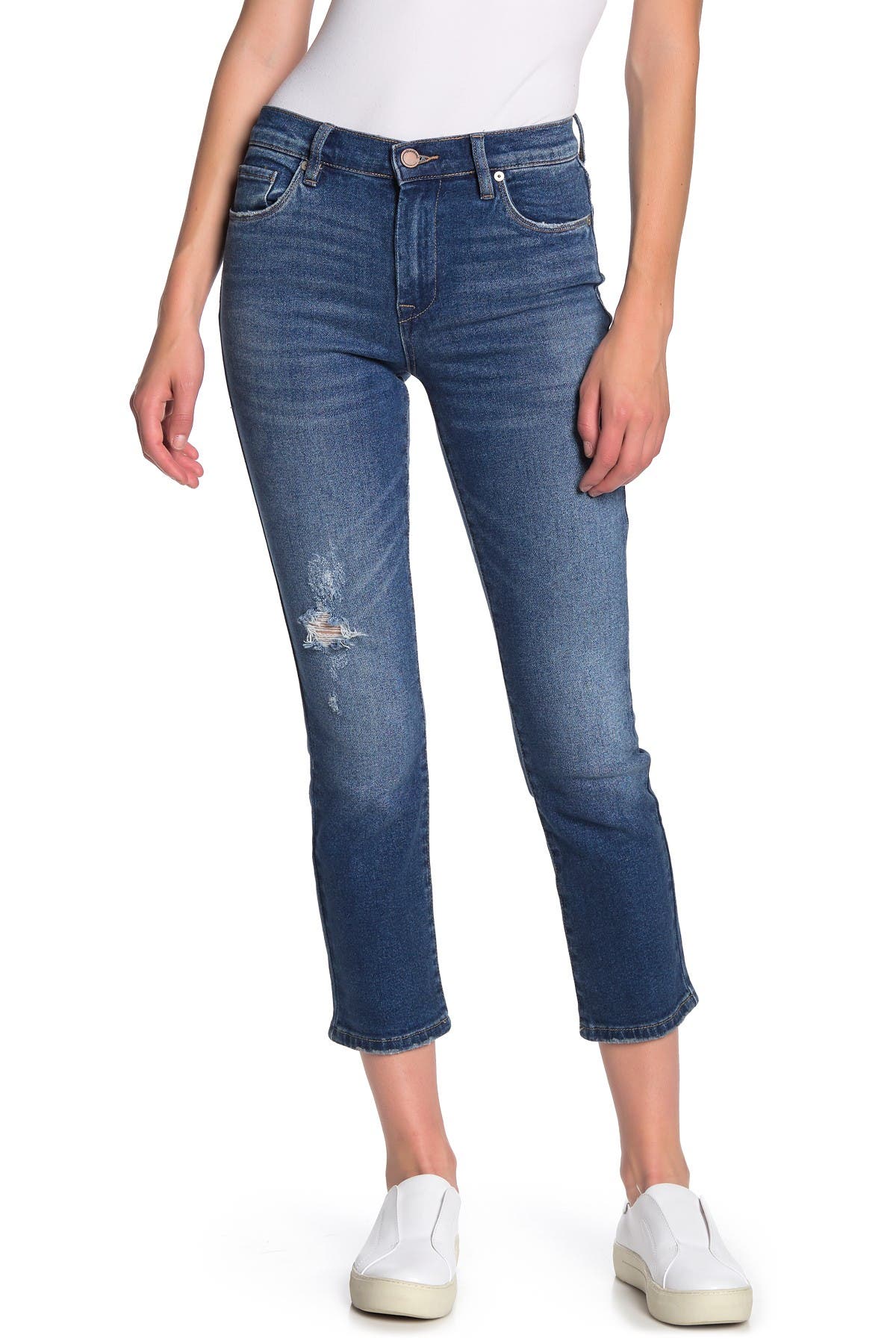 blank nyc cropped kick flare jeans