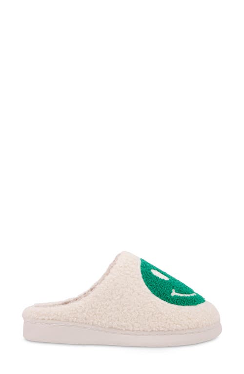 Mia Cozi Slipper In Green Happy