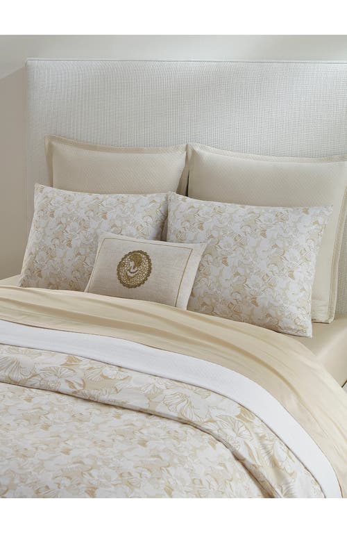 Shop Sferra Tropici Cotton Percale Pillow Sham In Sand