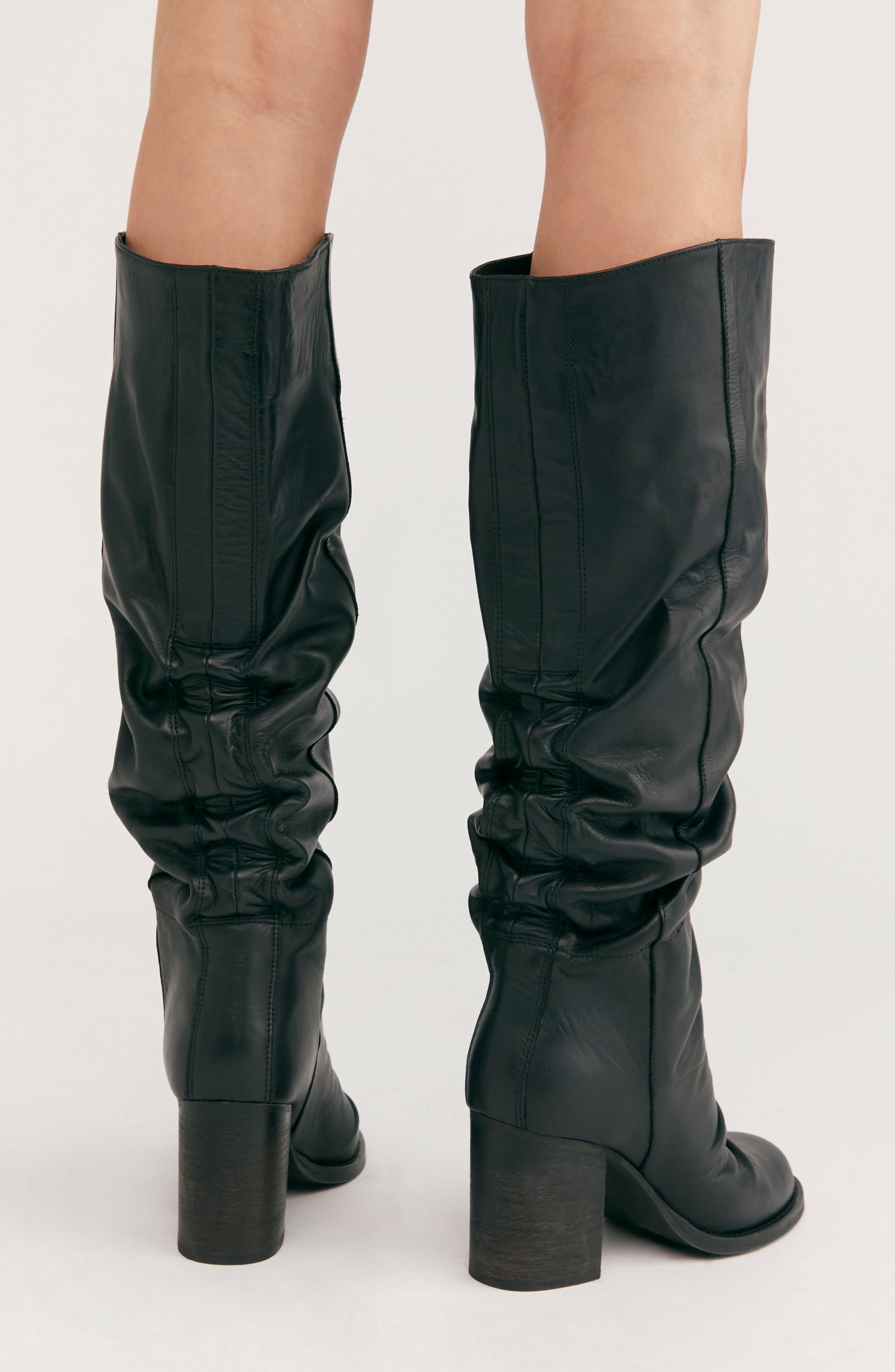 elle slouch knee high boot