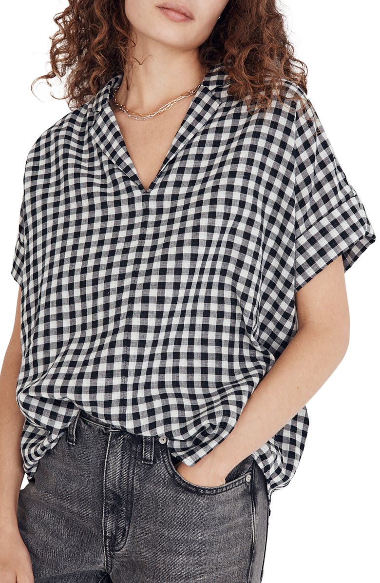Madewell Swenson Gingham Double Faced Popover Shirt | Nordstromrack