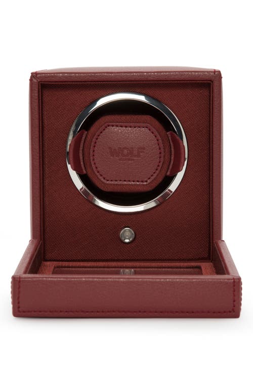 Shop Wolf Cub Single Watch Winder In Bordeaux