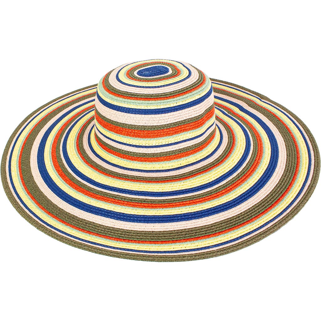 Peter Grimm Drwe Stripe Sun Hat In Multi-color