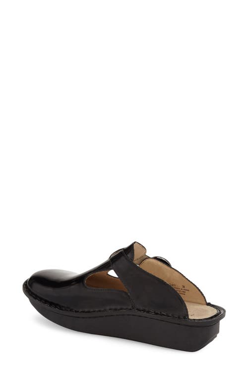 Shop Alegria By Pg Lite Classic Clog In Black Waxy Leather