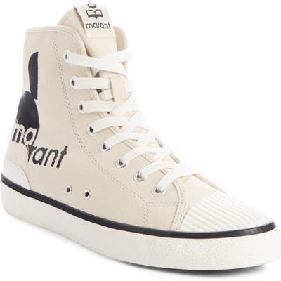 Isabel Marant Benkeen High Top Sneaker, Beige